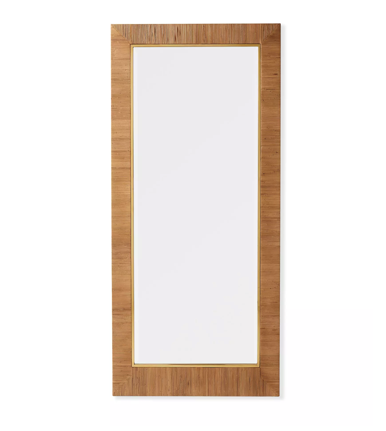 Balboa Rattan Floor Mirror