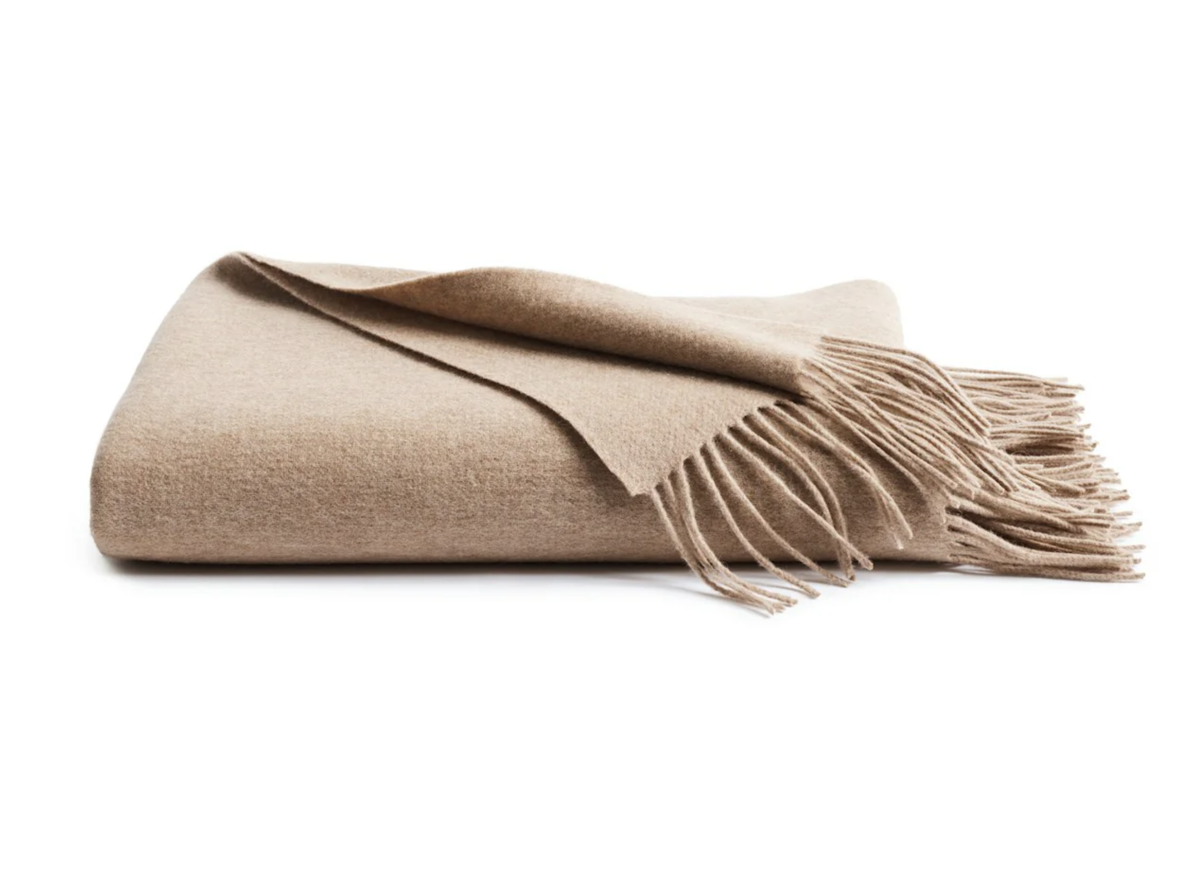Cashmere Finge Throw