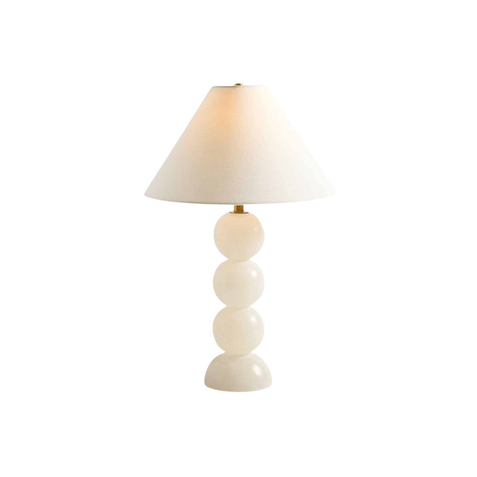 Alabaster Stacked Table Lamp