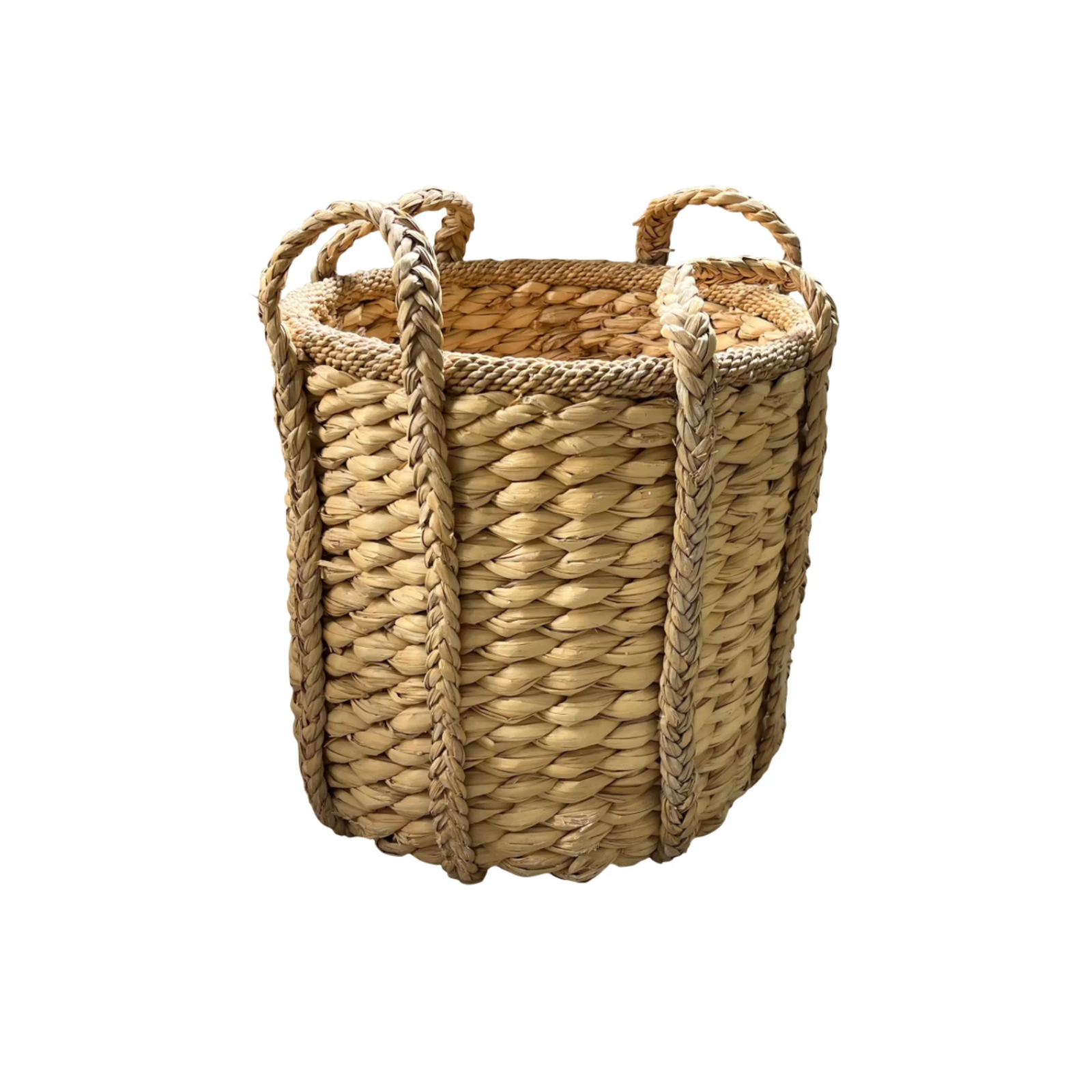 Large French Woven Grass Basket