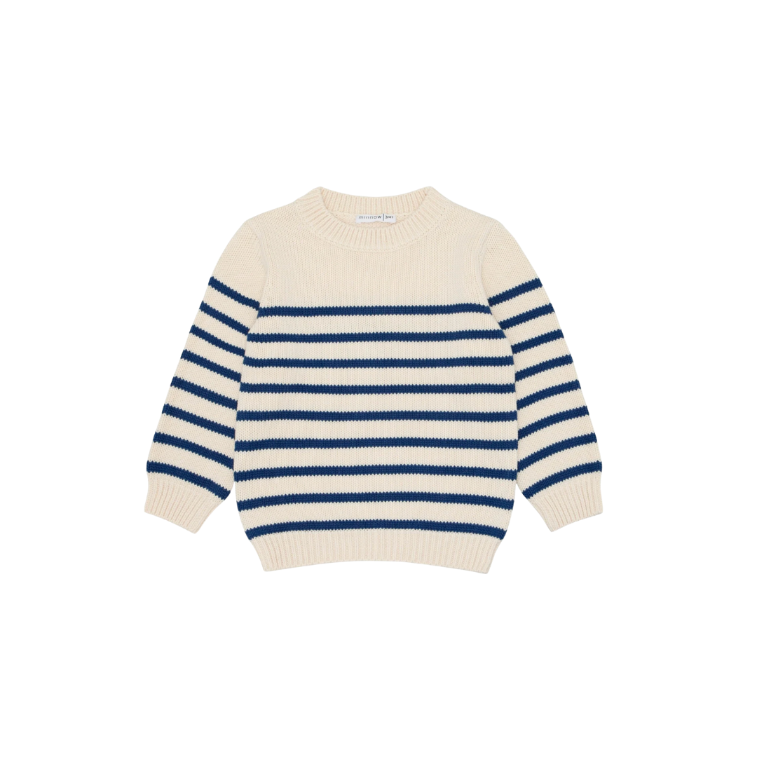 Unisex Breton Stripe Knit Sweater