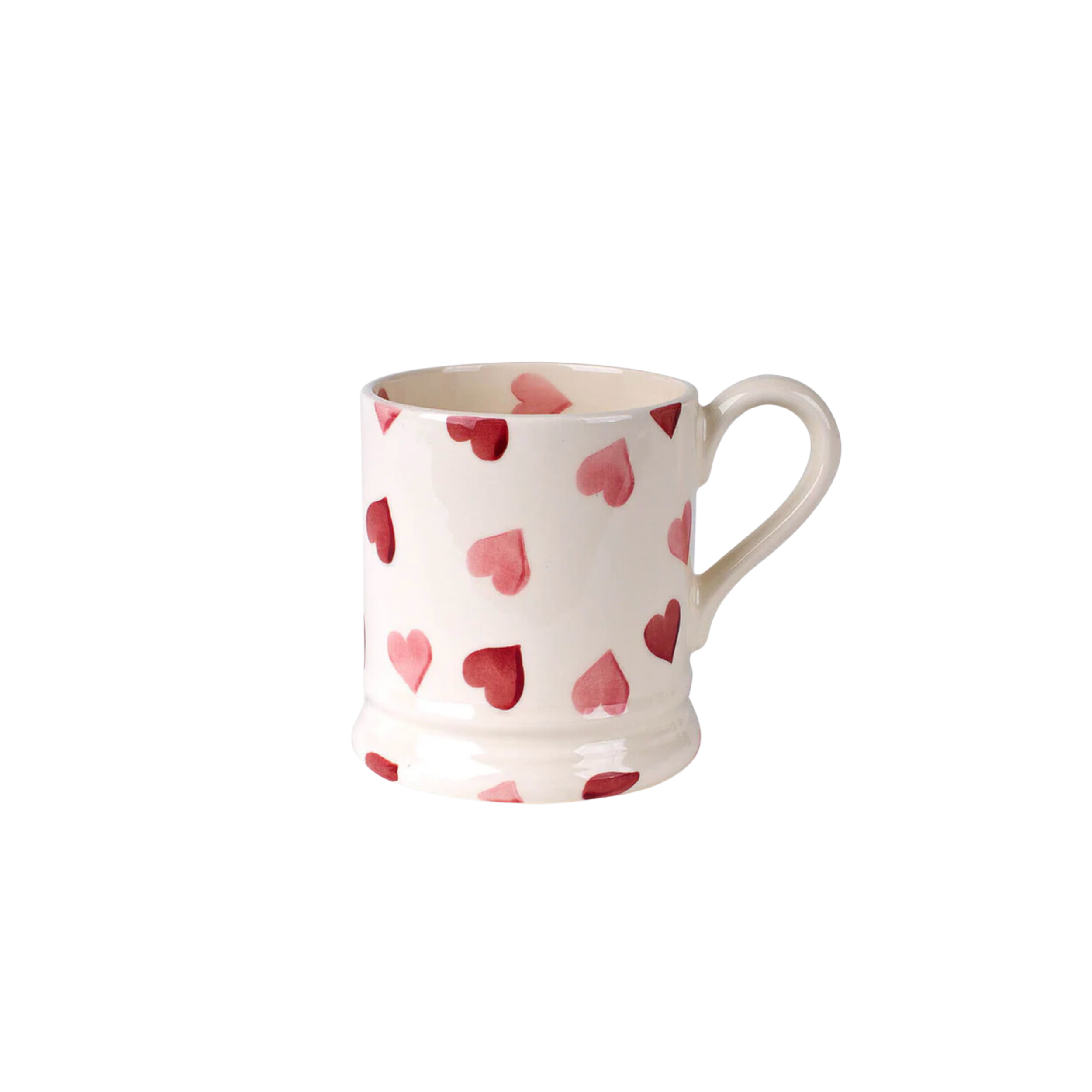 Pink Hearts 1/2 Pint Mug