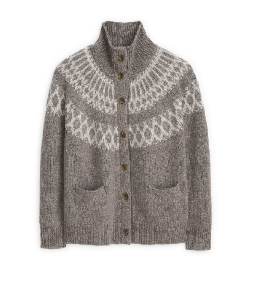 Alex Mill Emmie Fair Isle Cardigan