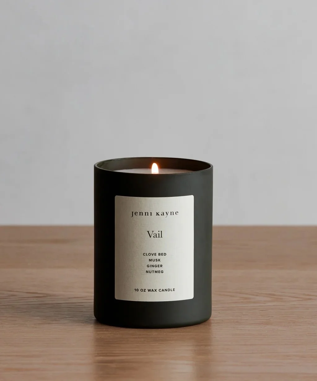 Vail Glass Candle
