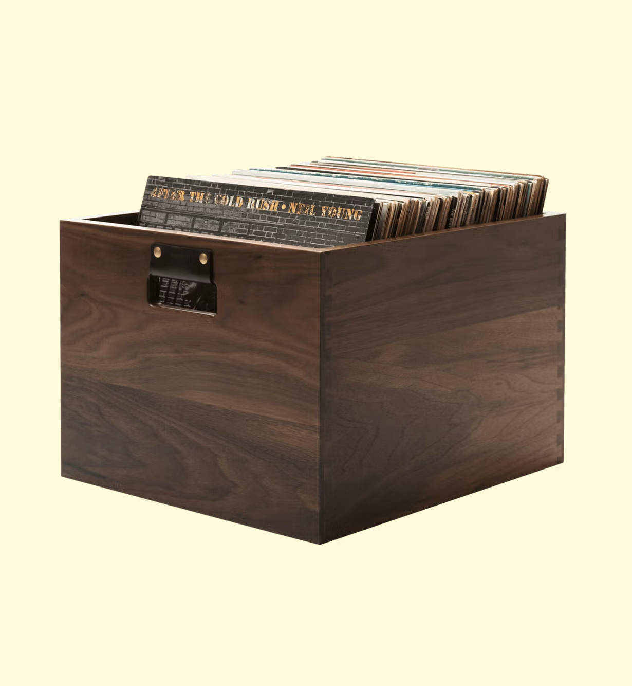 Symbol Dovetail Record Crate