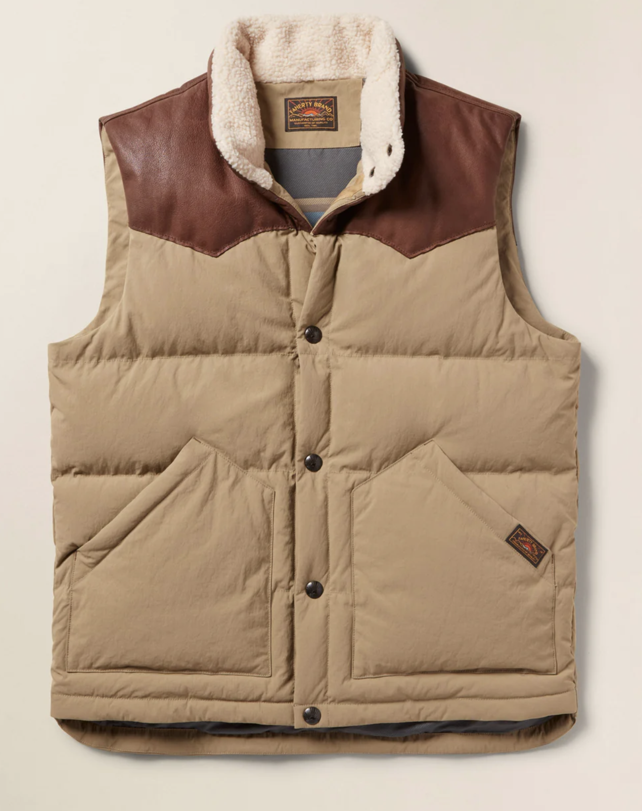 Faherty Range Down Vest