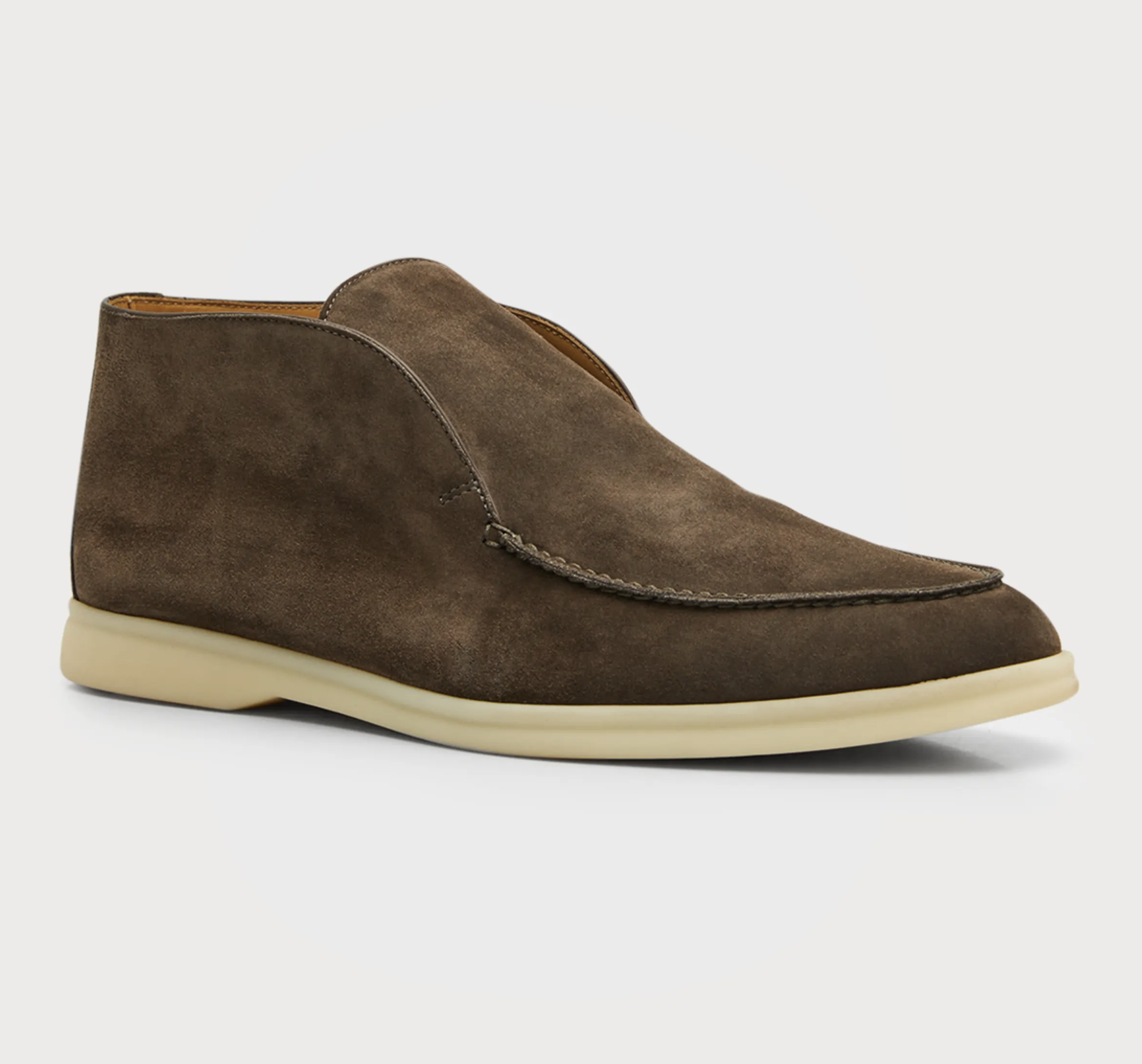 Lora Piana Open Walk Suede Chukka Boots