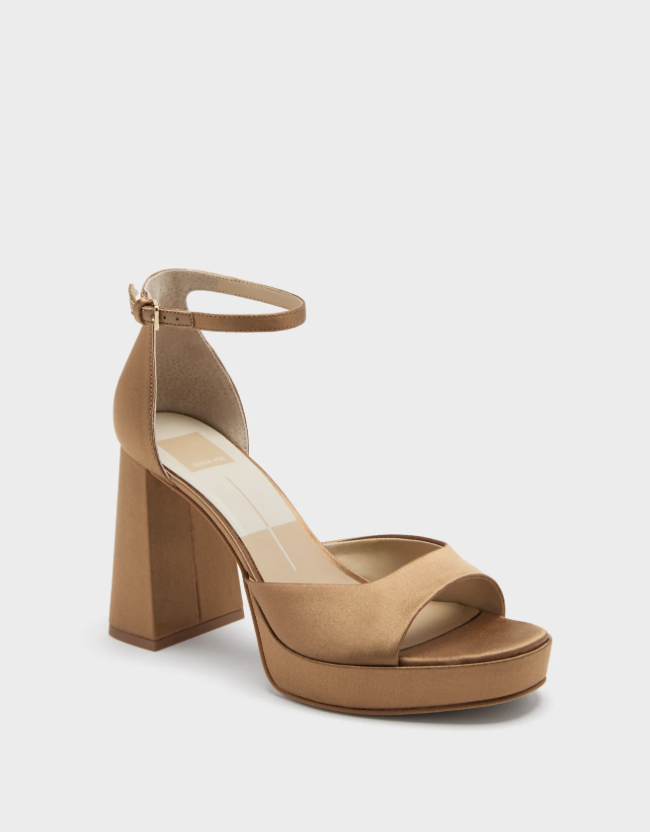 Dolce Vita Mid Brown Pandro Heels