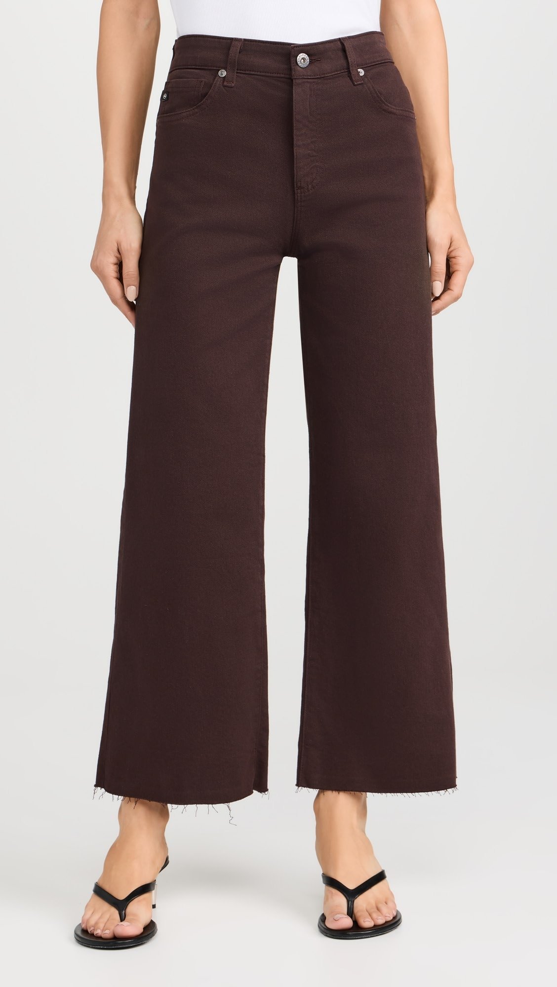 AG Saige Wide Leg Crop Jeans
