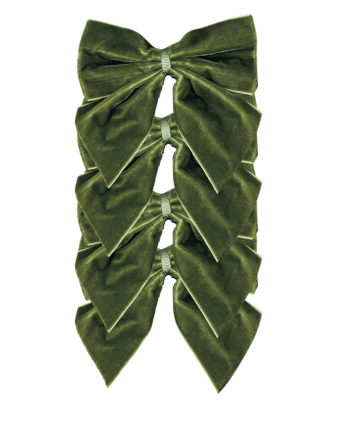 Flying Sheep Country Bow Velvet Napkin Ties