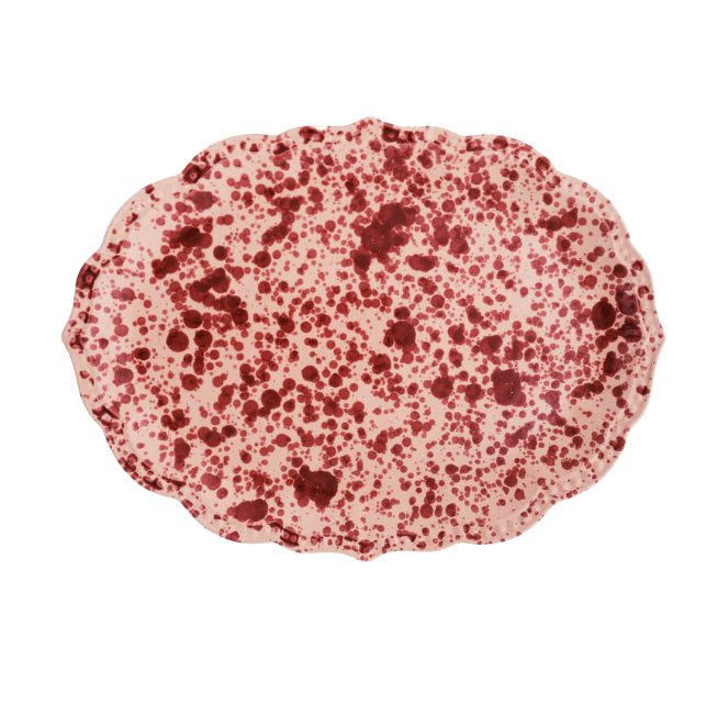 Cabana Speckled Serving Plate