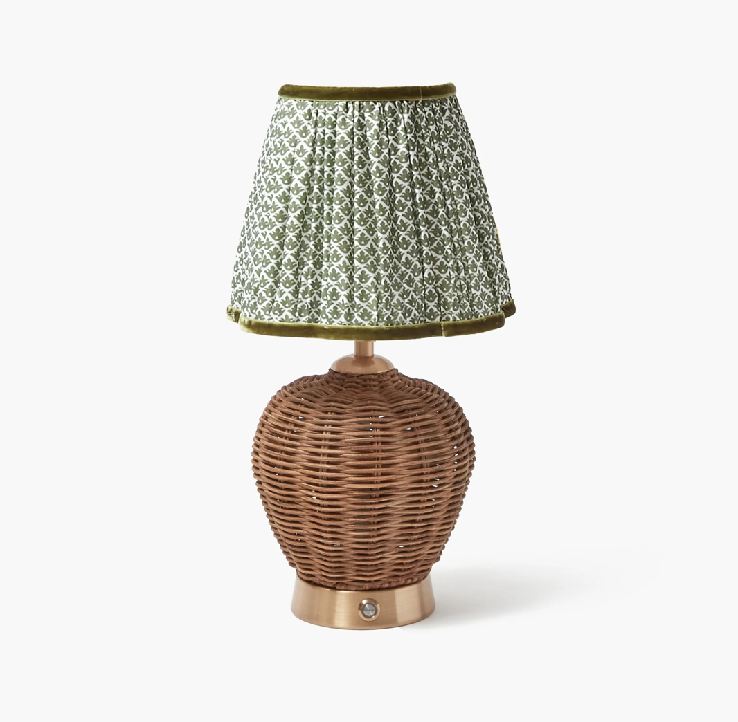 Mrs. Alice Rattan Rechargeable Lamp