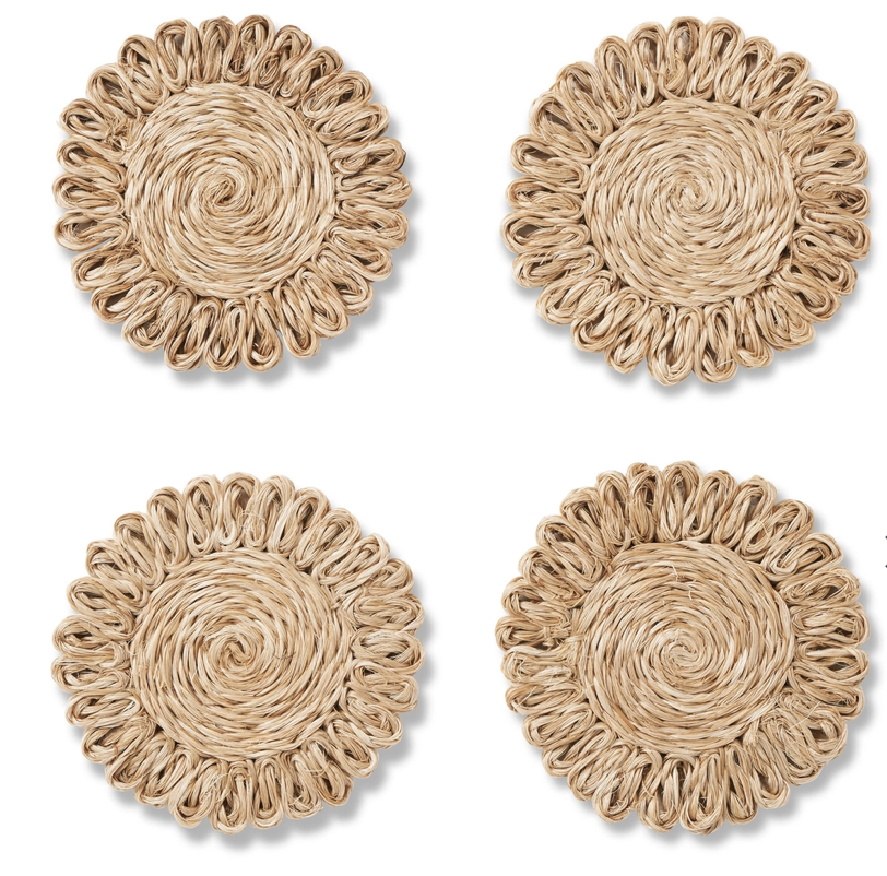 AERIN Annisa Straw Coaster