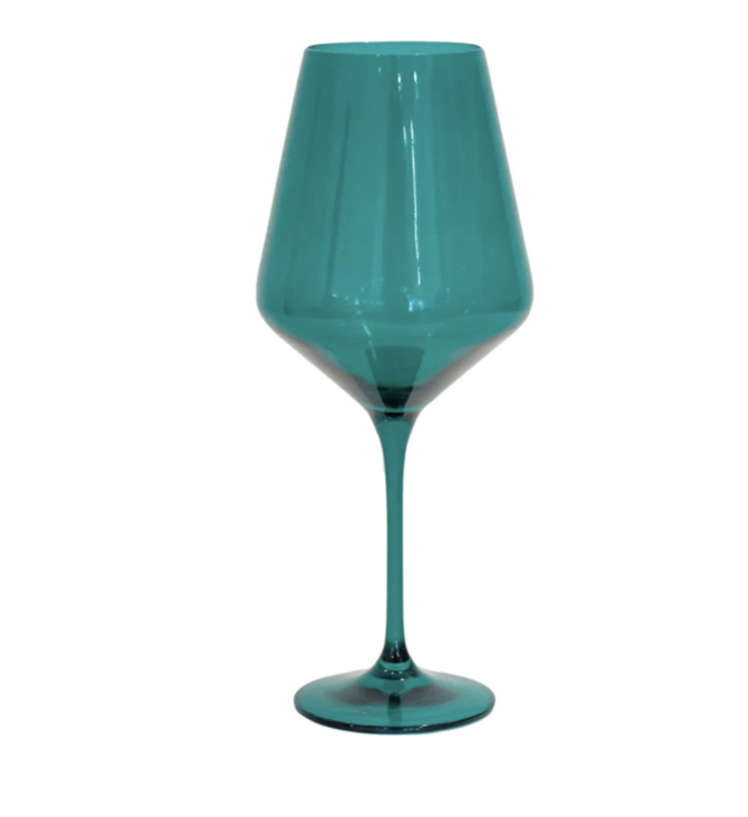 Estelle Colored Glass Wine Stemware