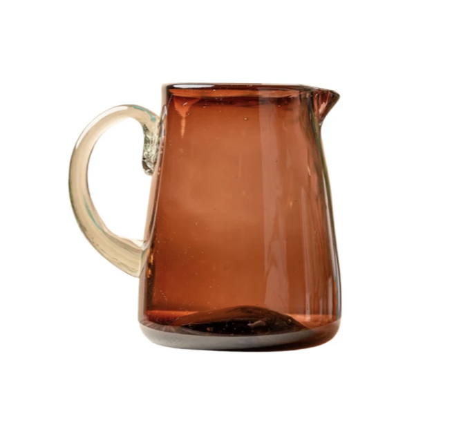 Verve Culture Handblown Glass Pitcher