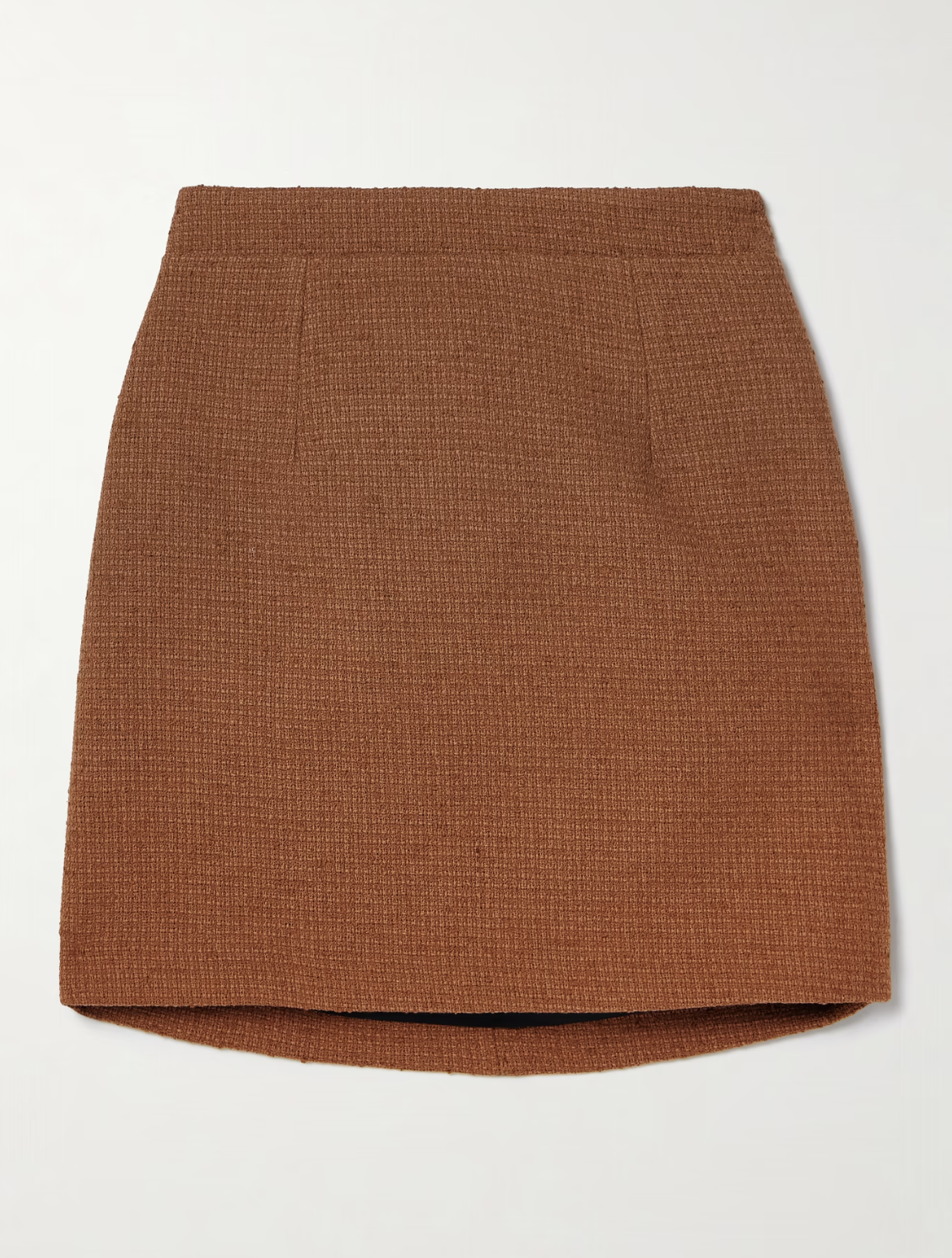 Patou Wool-Blend Tweed Mini Skirt
