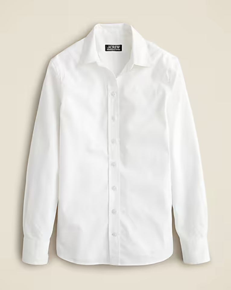 J.Crew Wren Slim Shirt in Stretch Cotton Poplin