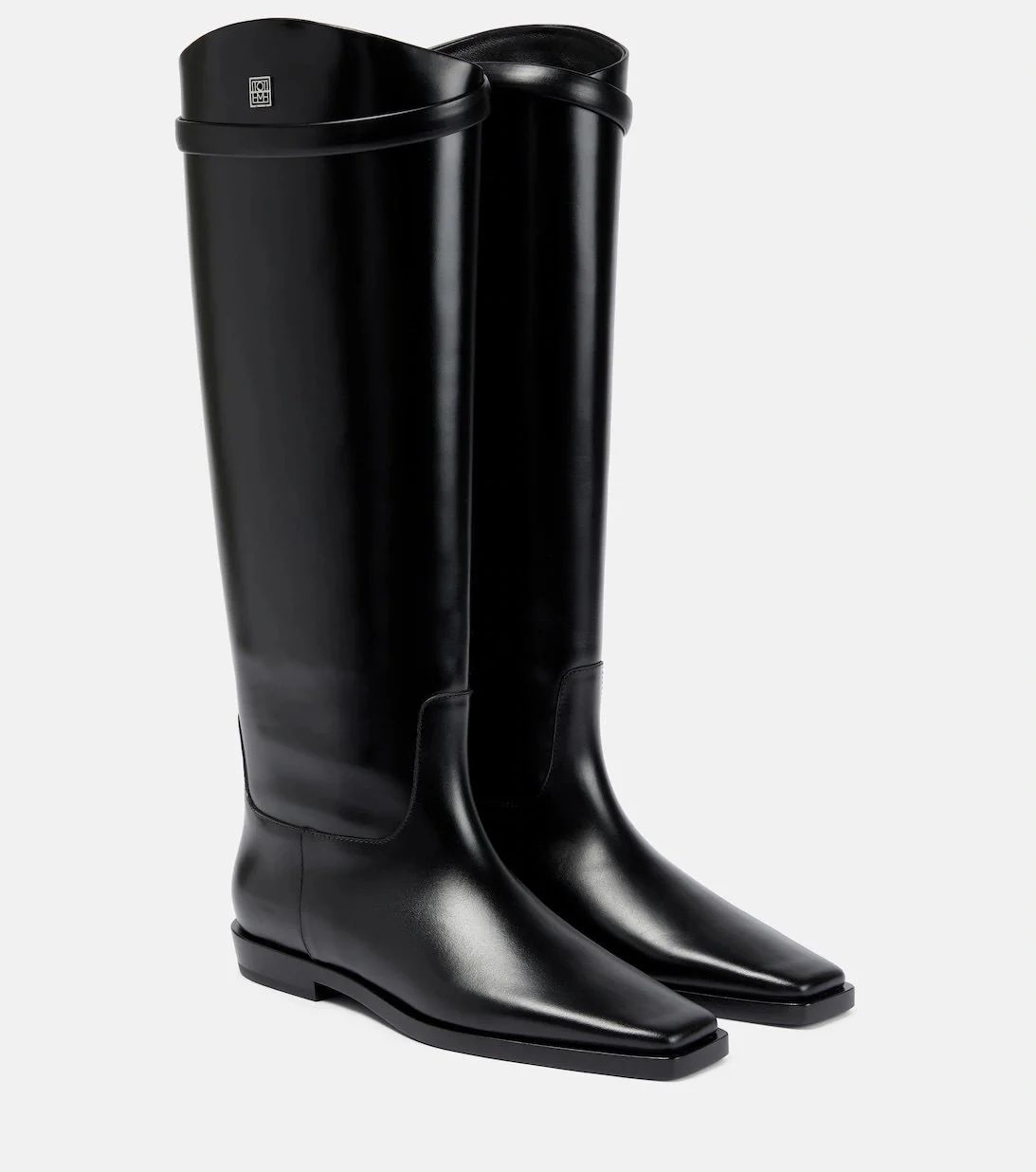 Toteme Leather Knee-High Boots