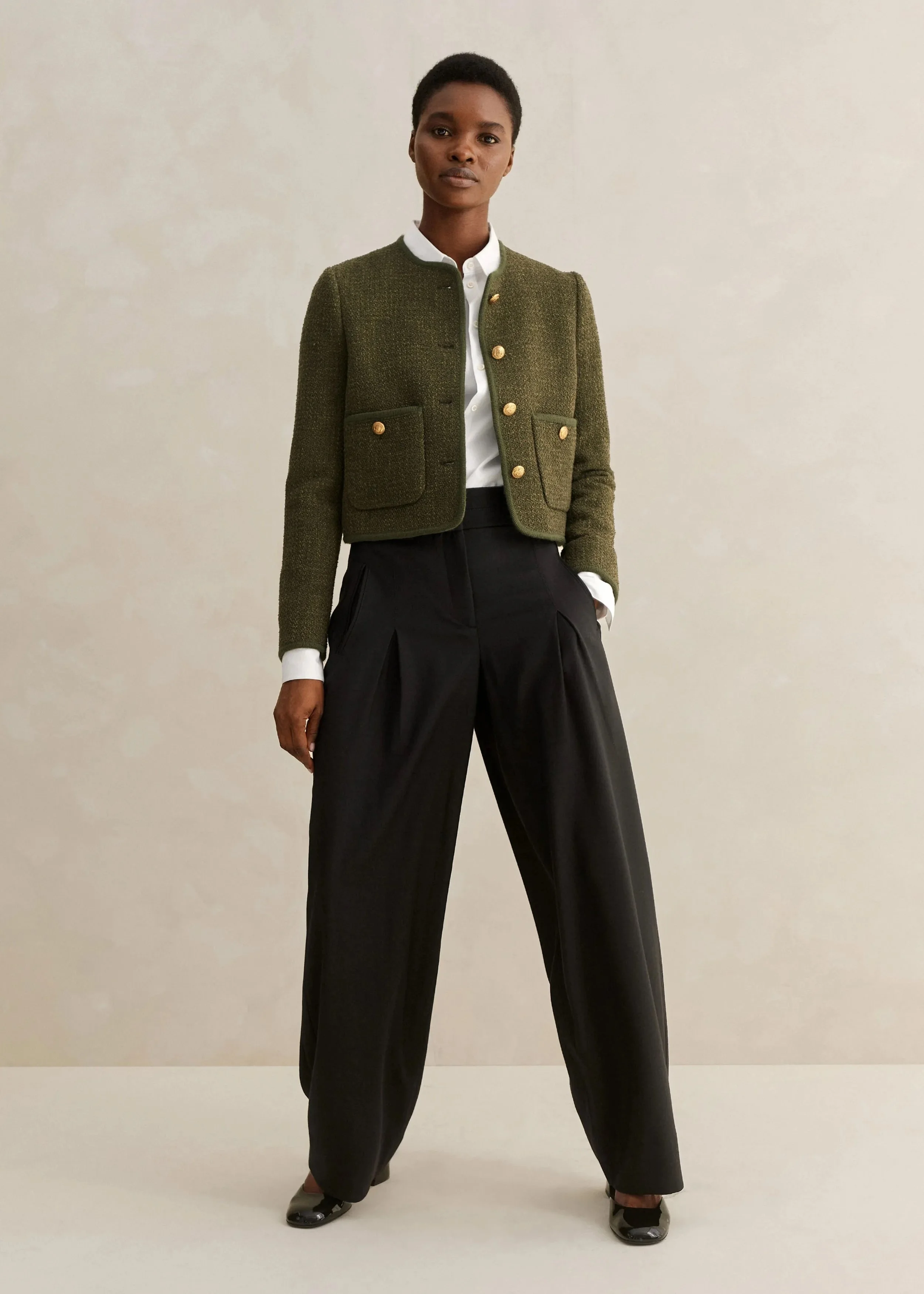 ME+EM Bracelet Sleeve Boucle Jacket