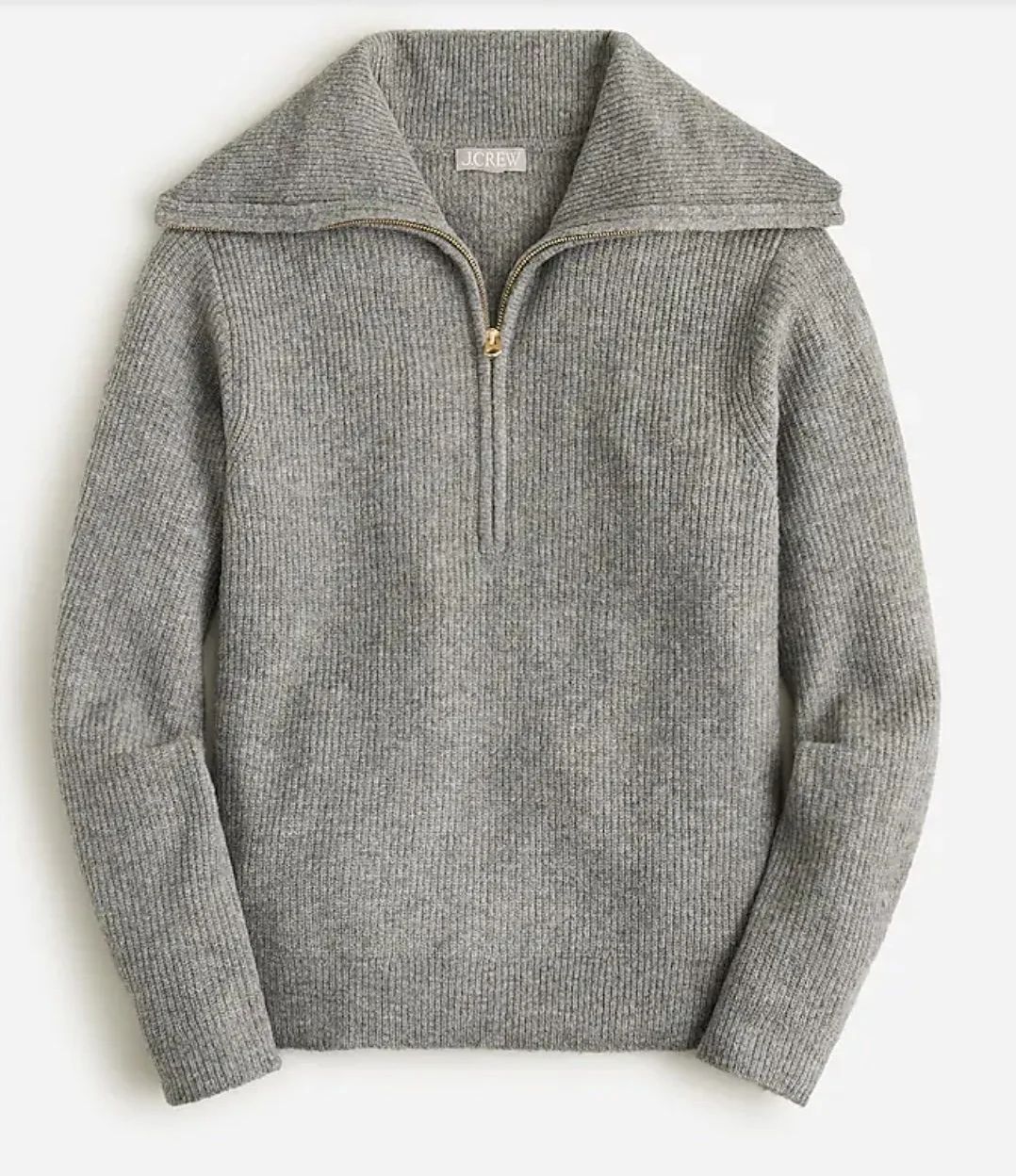 J.Crew Half-Zip Stretch Sweater