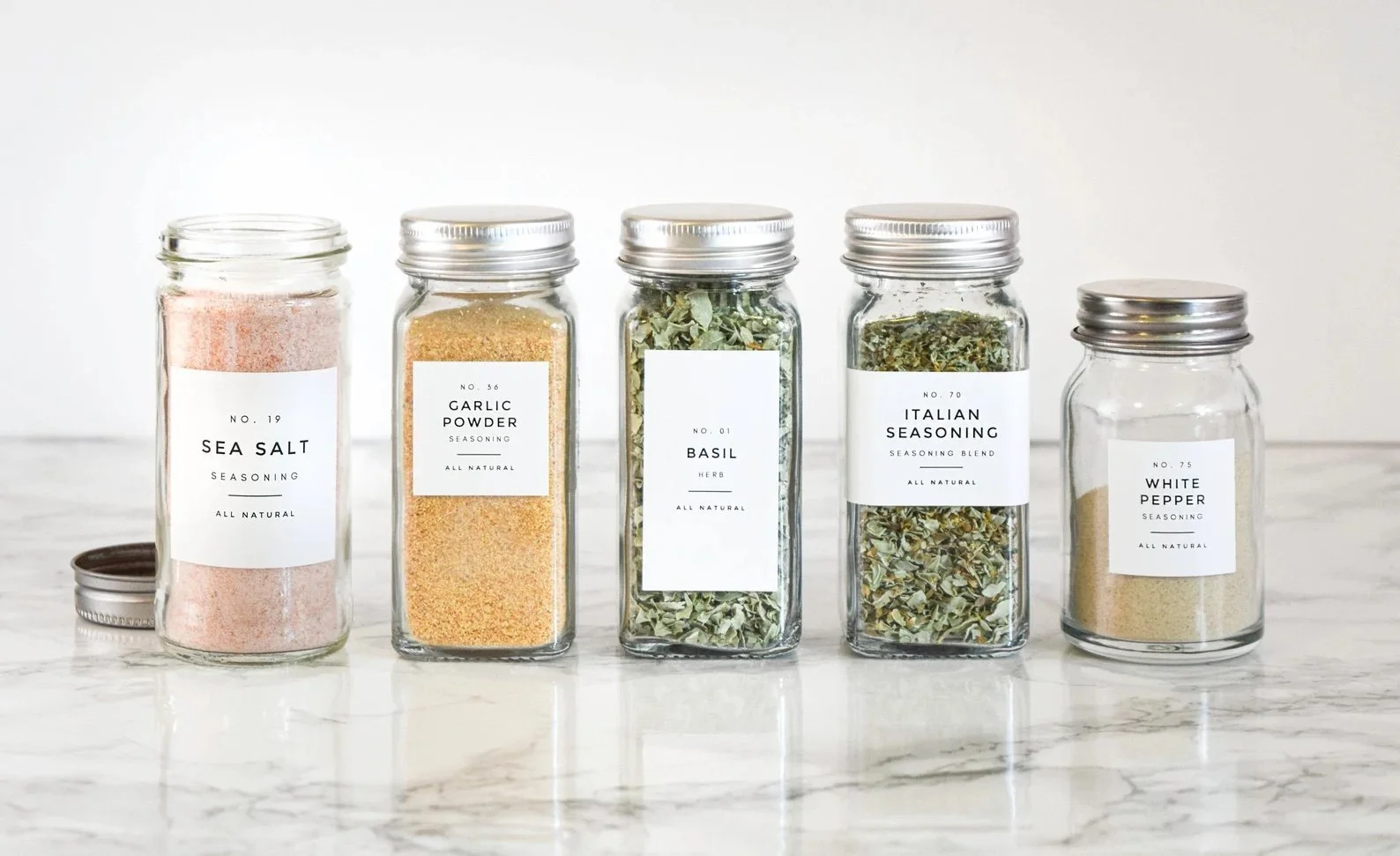 Modern Spice Labels