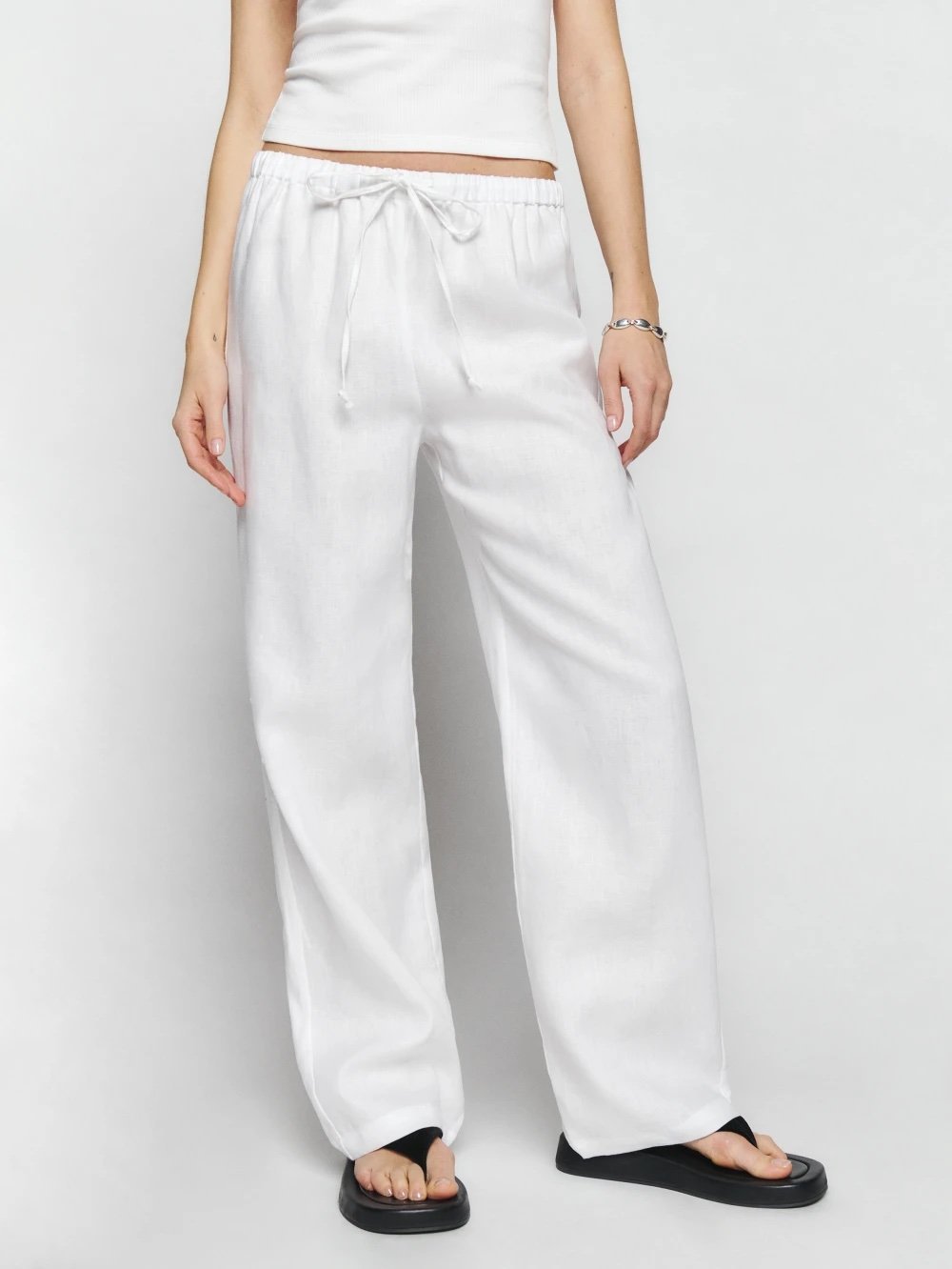 Reformation Olina Linen Pant