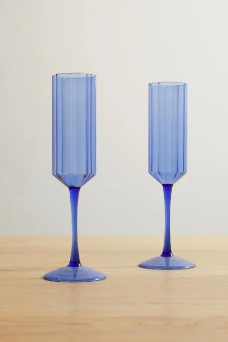 Fazeek Wave Set of 2 Champagne Flutes