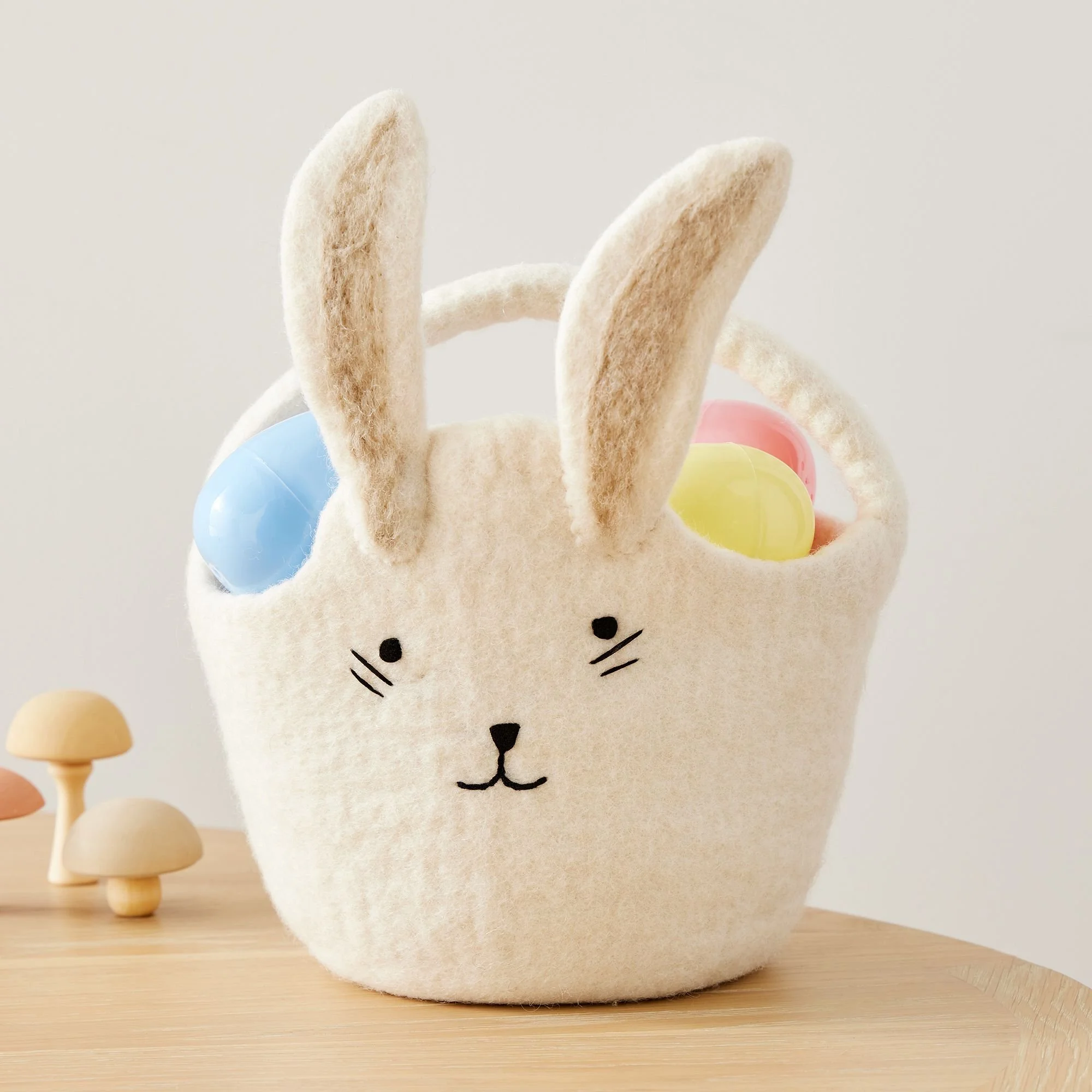 West Elm Felt Bunny Bucket