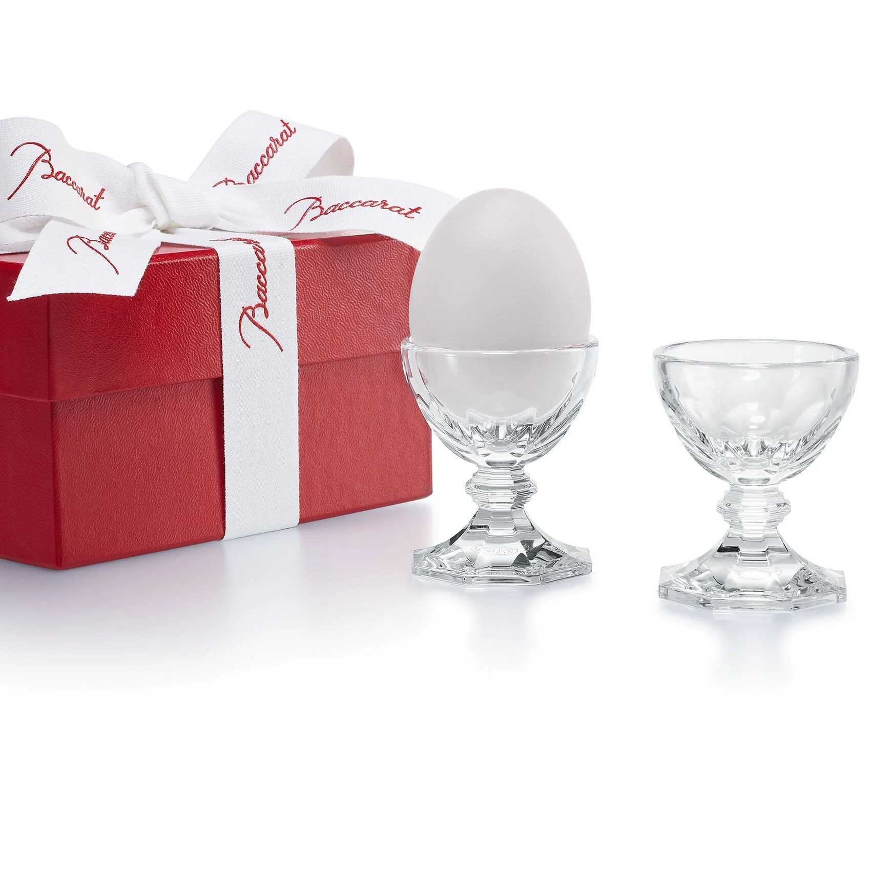 Baccarat Harcourt Egg Holder, Set of 2