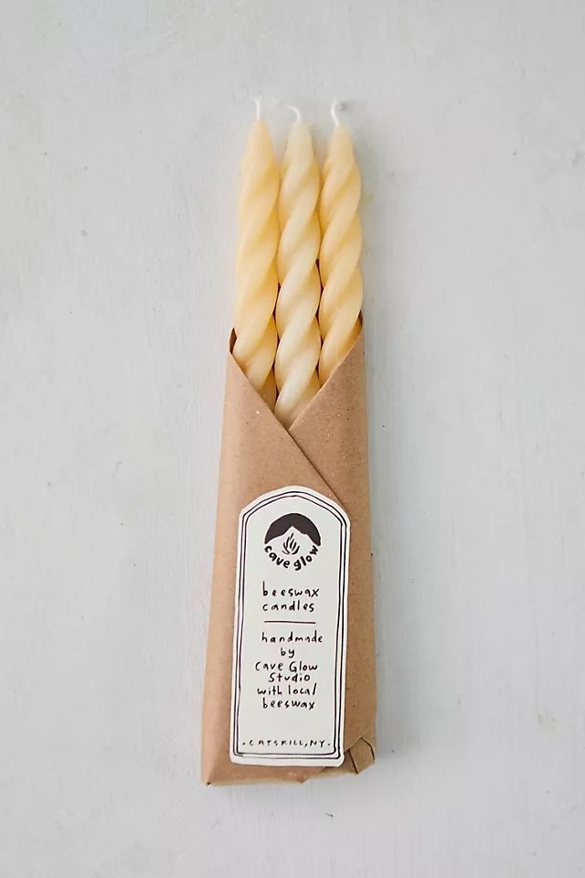Anthropologie Twisty Taper Candles