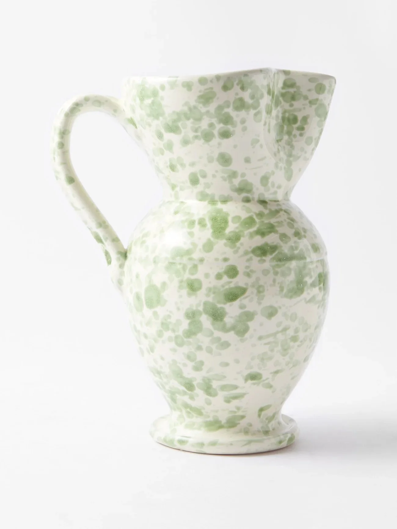Cabana Speckled Ceramic Pitcher