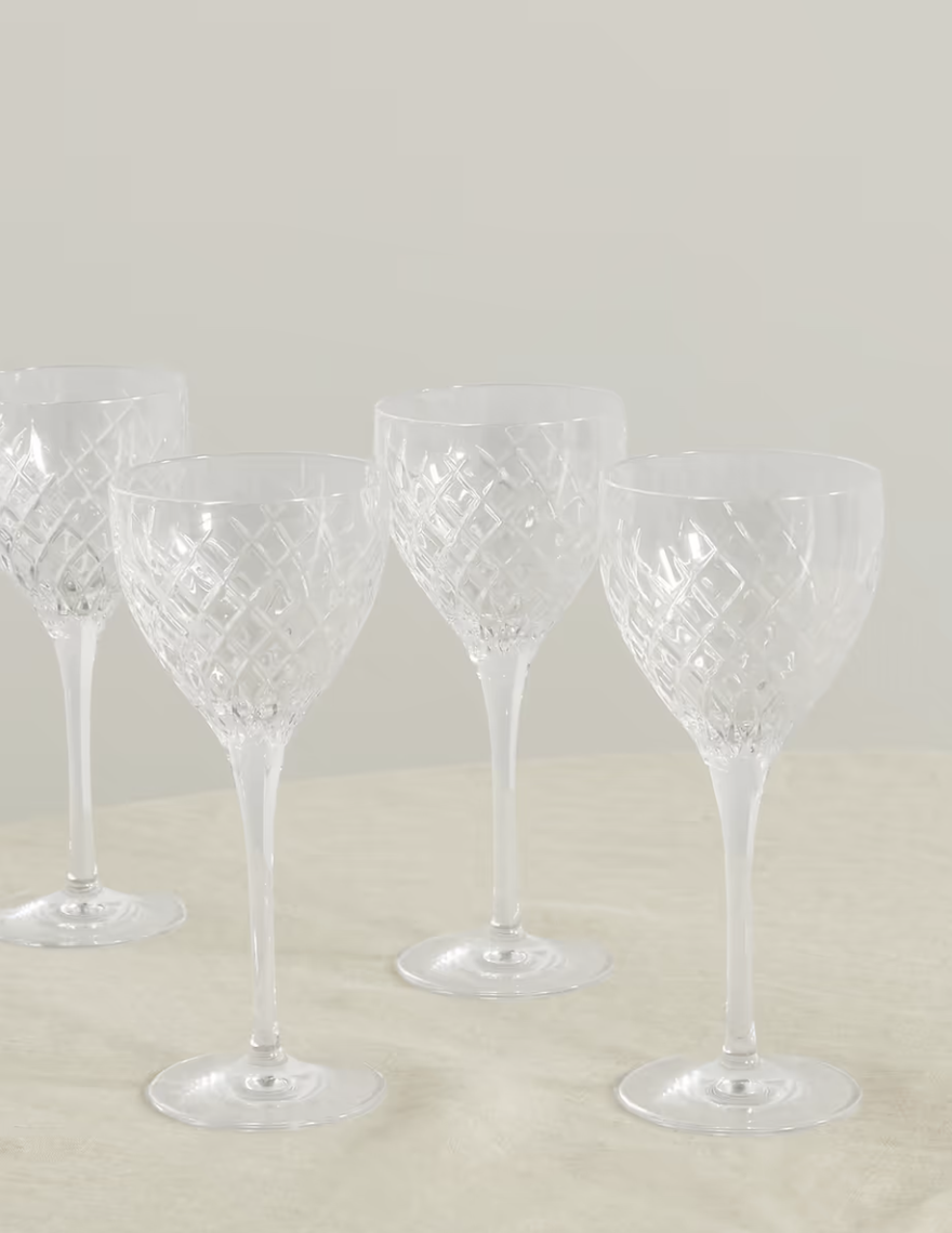 Soho Home Crystal Red Wine Glasses