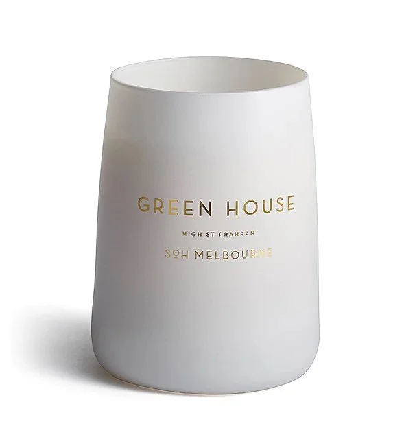 Green House White Matte Candle