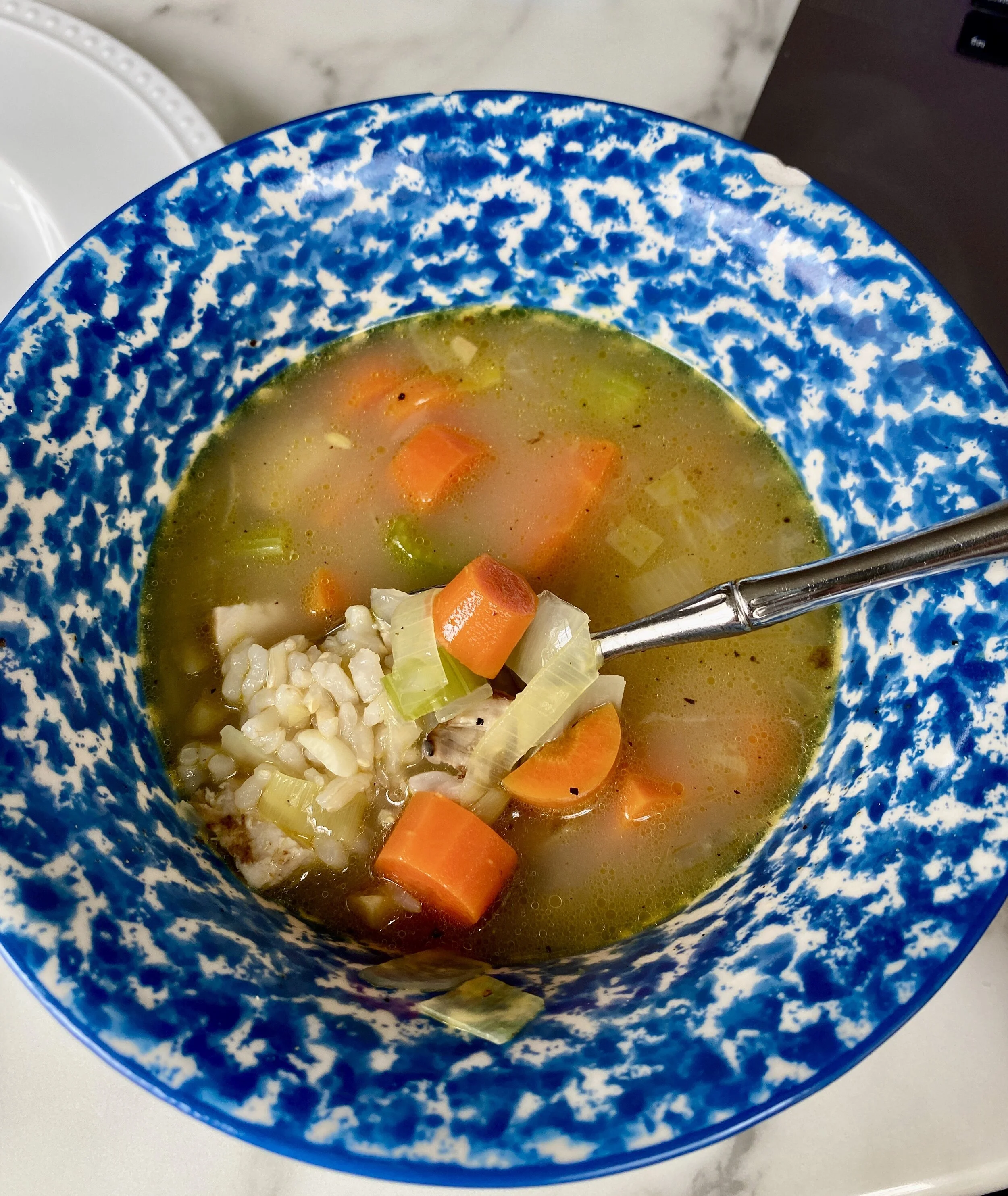 Ariel's Ginger Chicken and Rice Soup