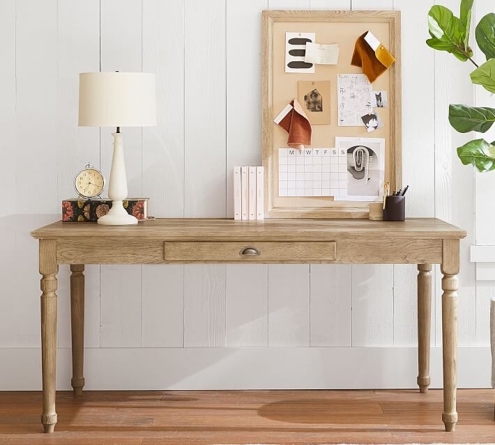 Pottery Barn Printers' 64" Writing Desk with Drawer