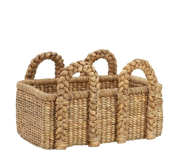 Pottery Barn Beachcomber Handwoven Seagrass Basket