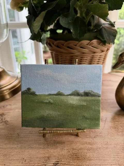 Mini Oil Landscape and Easel