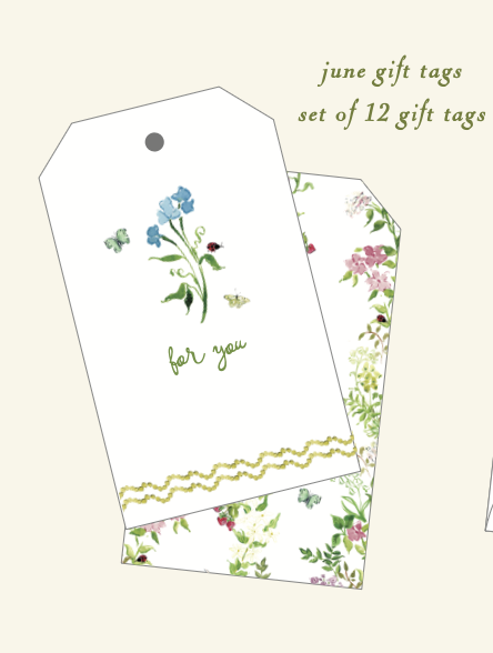 June Gift Tags