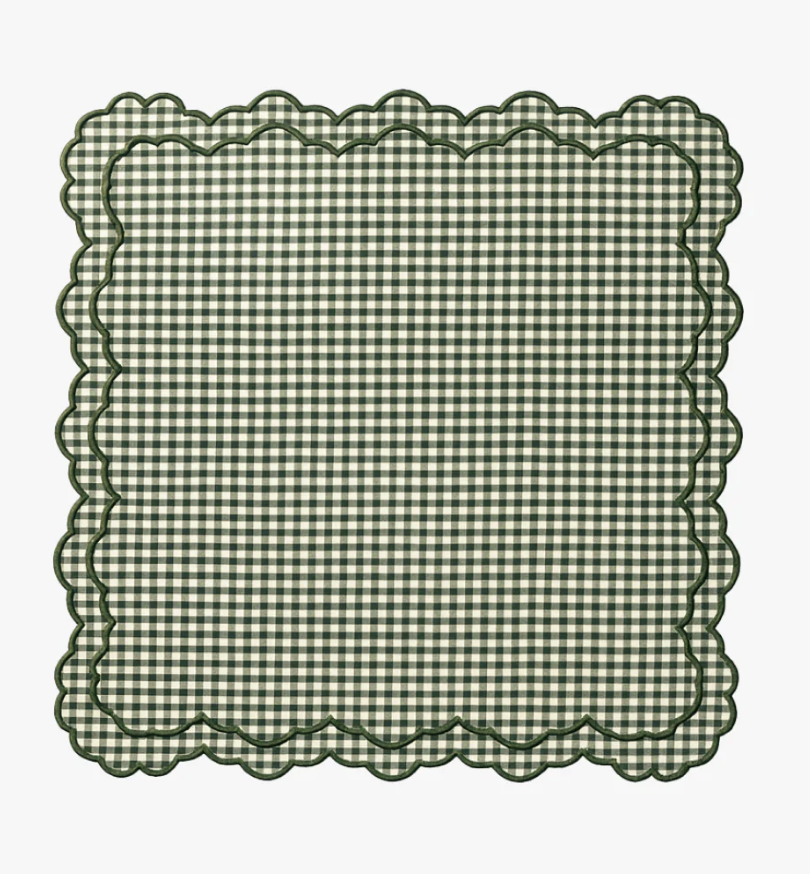Brooks Napkins - Emerald Gingham