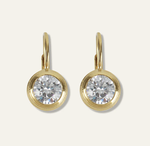 HART Bezel Drop Earrings