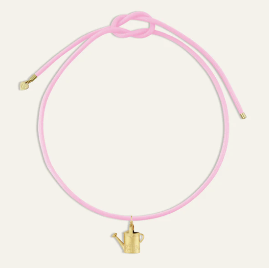 HART Sherbet Pink Necklace Cord + Watering Can