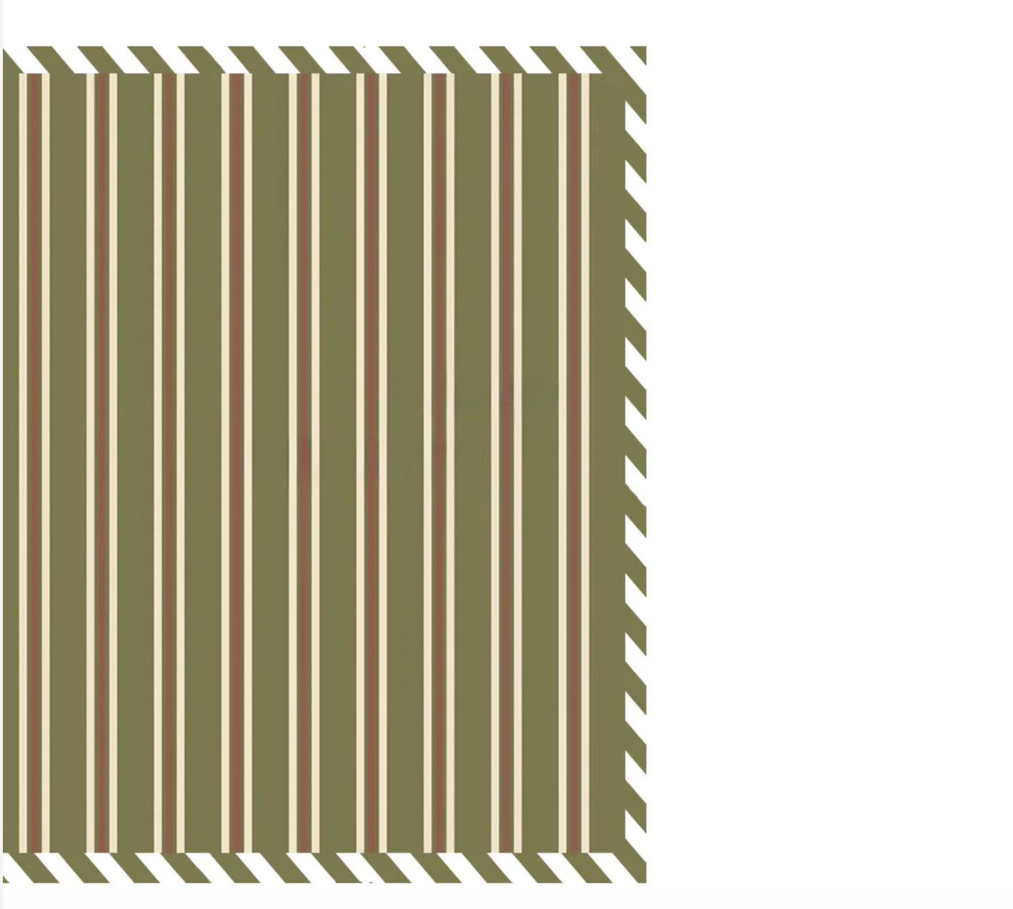 The Isabelle Napkin — Winter Stripe