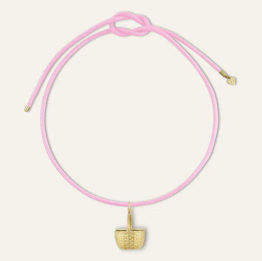 HART Sherbet Pink Necklace Cord + Basket Vesta Case