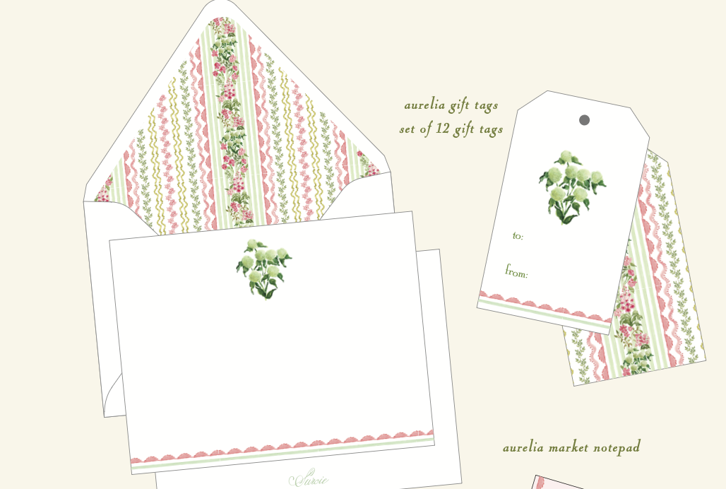 Aurelia Stationery Set