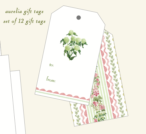Aurelia Gift Tags