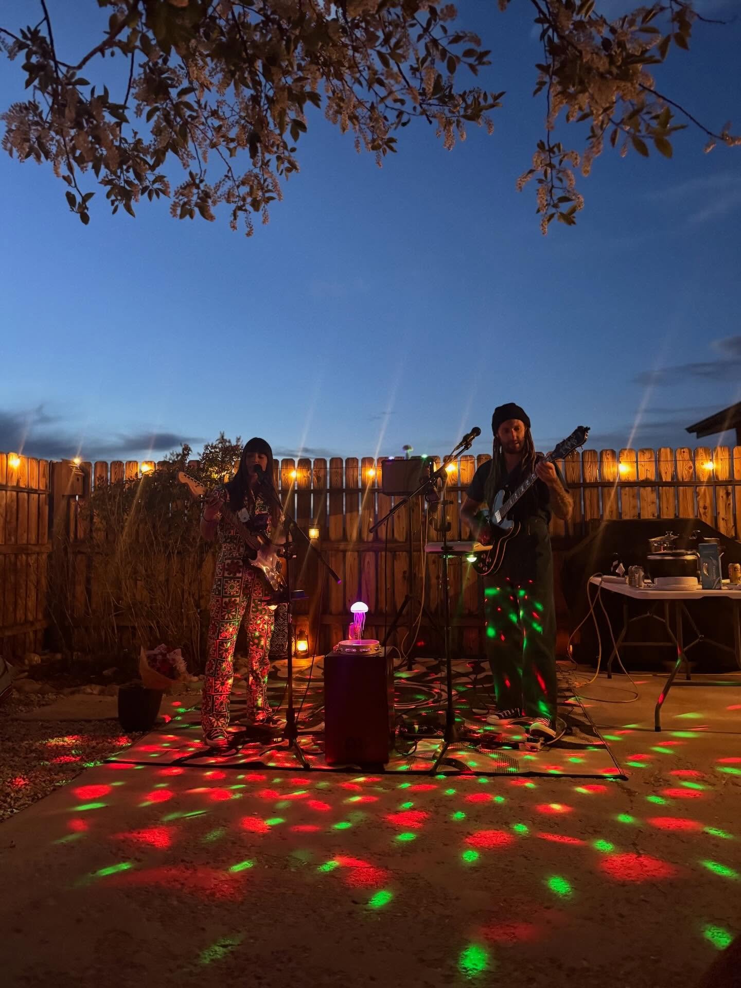 still buzzin from our first live show! 
thank you so much to @ampauly12 for providing everyone with delicious food and @sheltron3030 for hosting! 
we are so grateful to everyone who came out and supported us&mdash;our hearts are very full and we alre