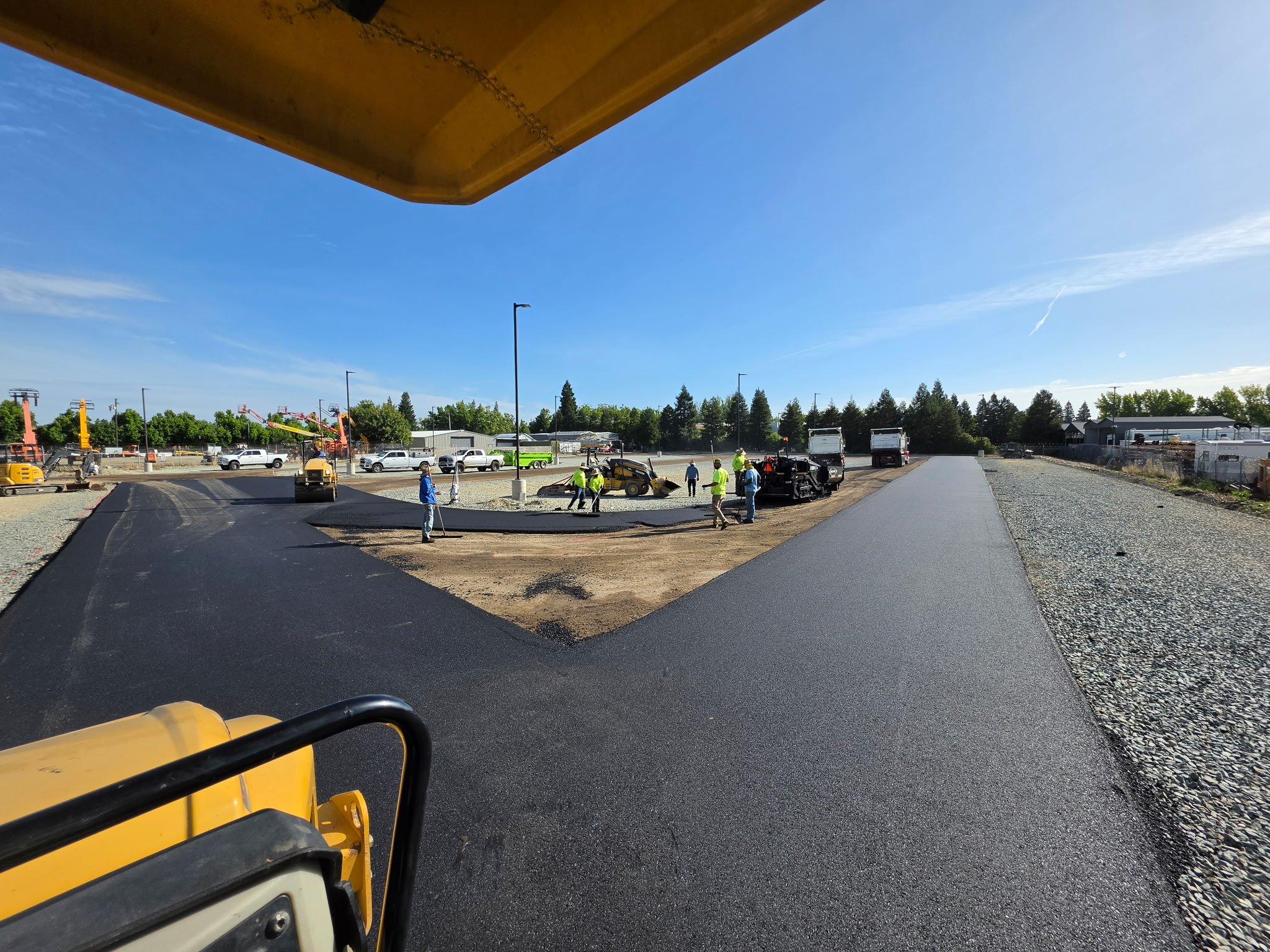 Allstate-Paving-Rancho-Cordova-Bioswale-New-Asphalt-Construction-Grading
