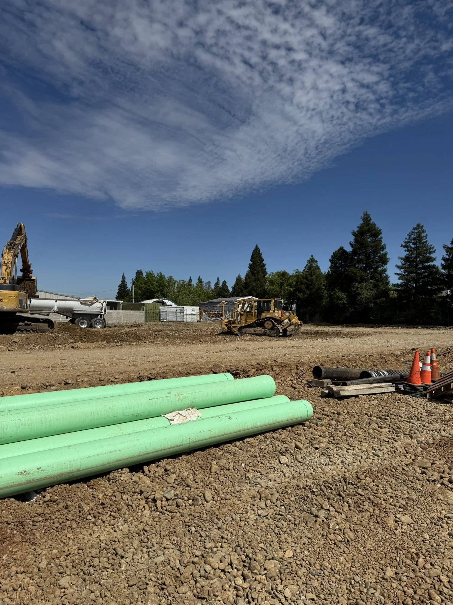 Allstate-Paving-Rancho-Cordova-Bioswale-New-Asphalt-Construction-Grading