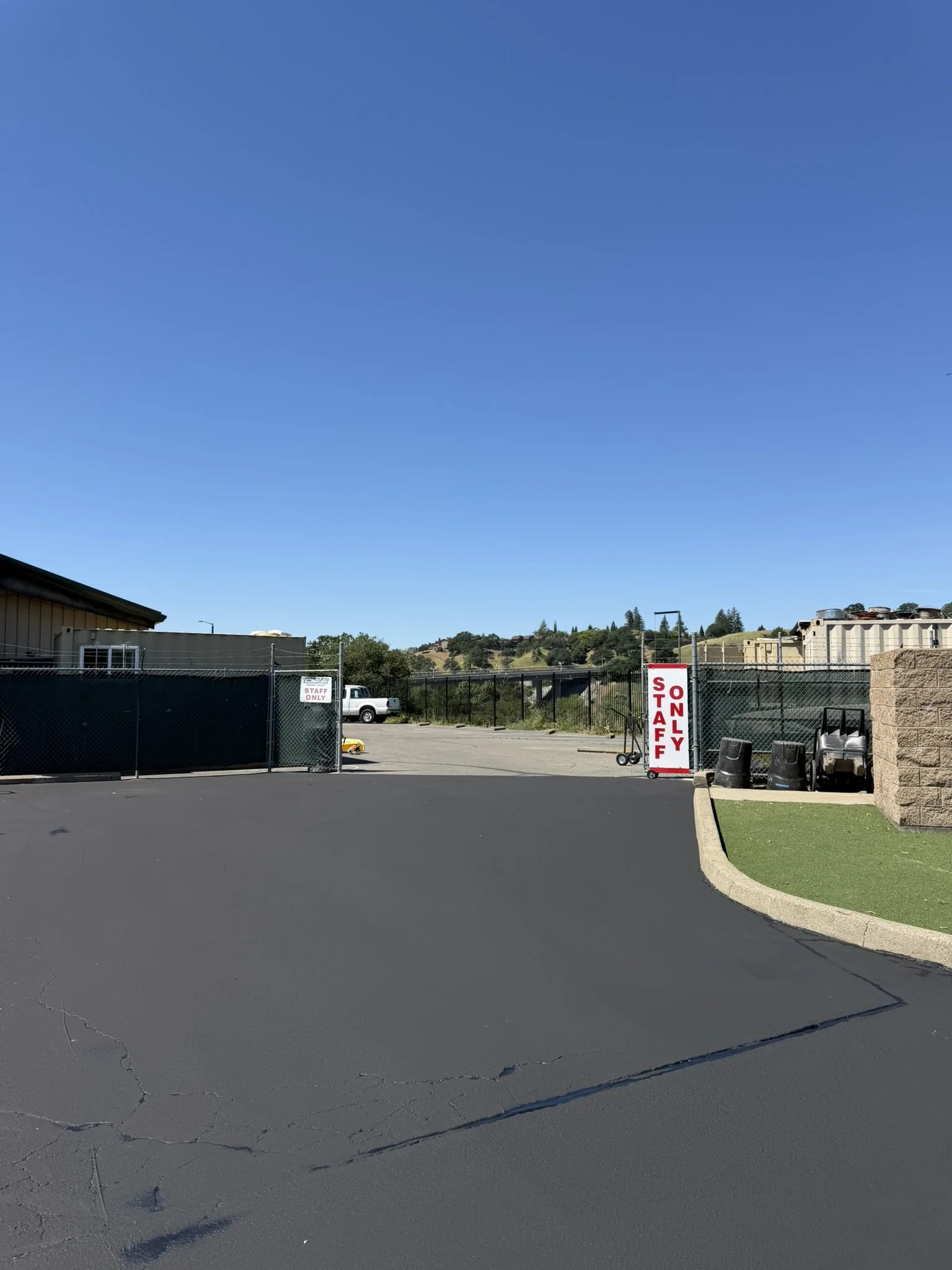 Allstate-Paving-Sacramento-State-Entrance-Widening-New-Asphalt-Coat-Striping