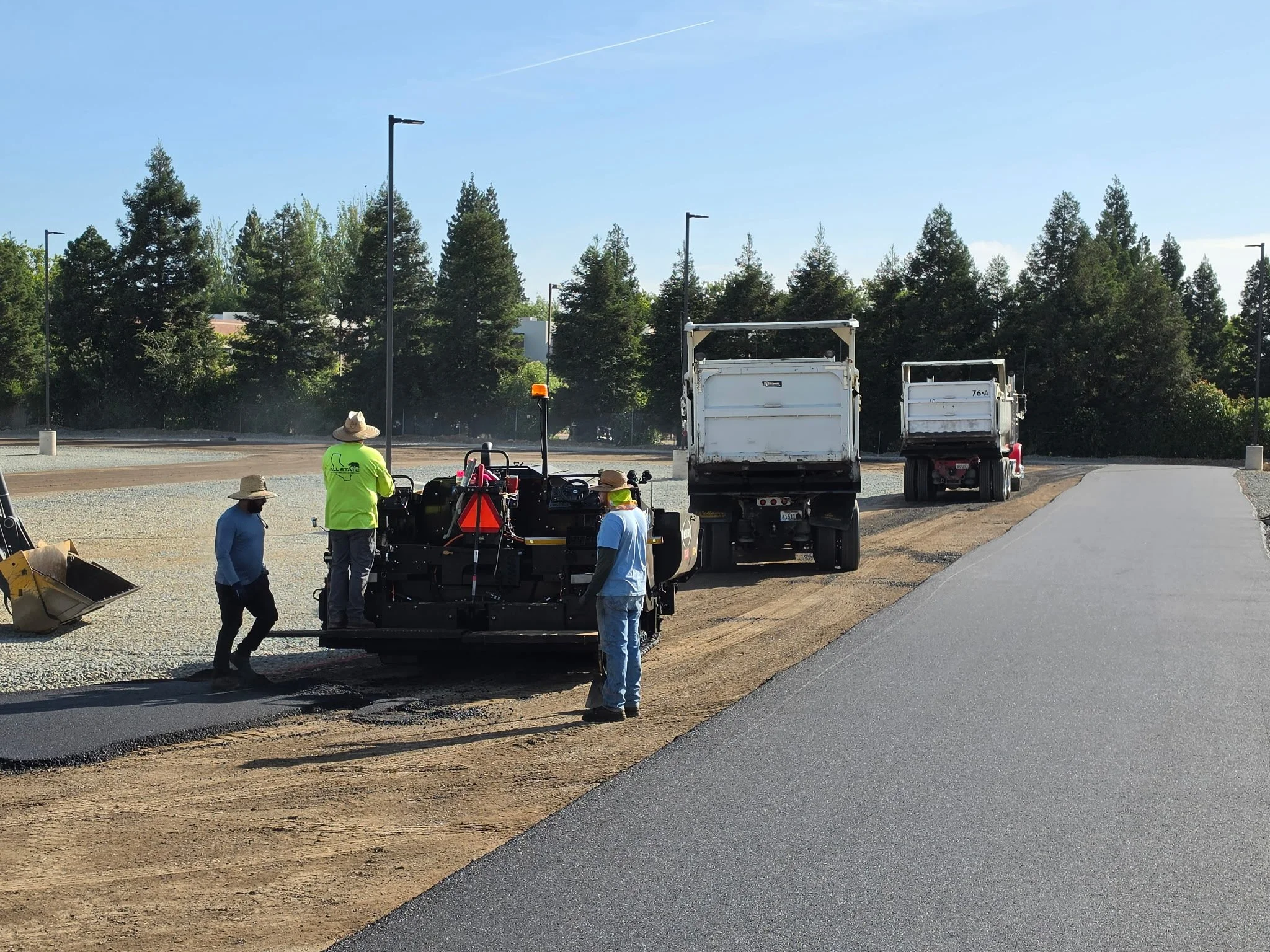 Allstate-Paving-Rancho-Cordova-Bioswale-New-Asphalt-Construction-Grading